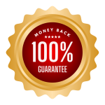 Gradient Money Back Guarantee Circle Sticker